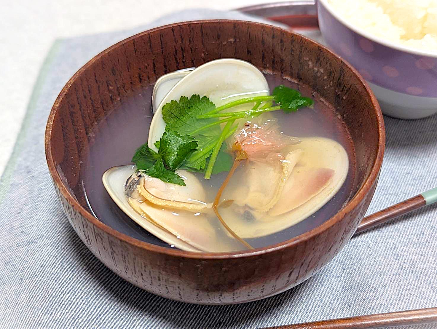 おうちごはん_優しい春の味～ハマグリのうしお汁～②