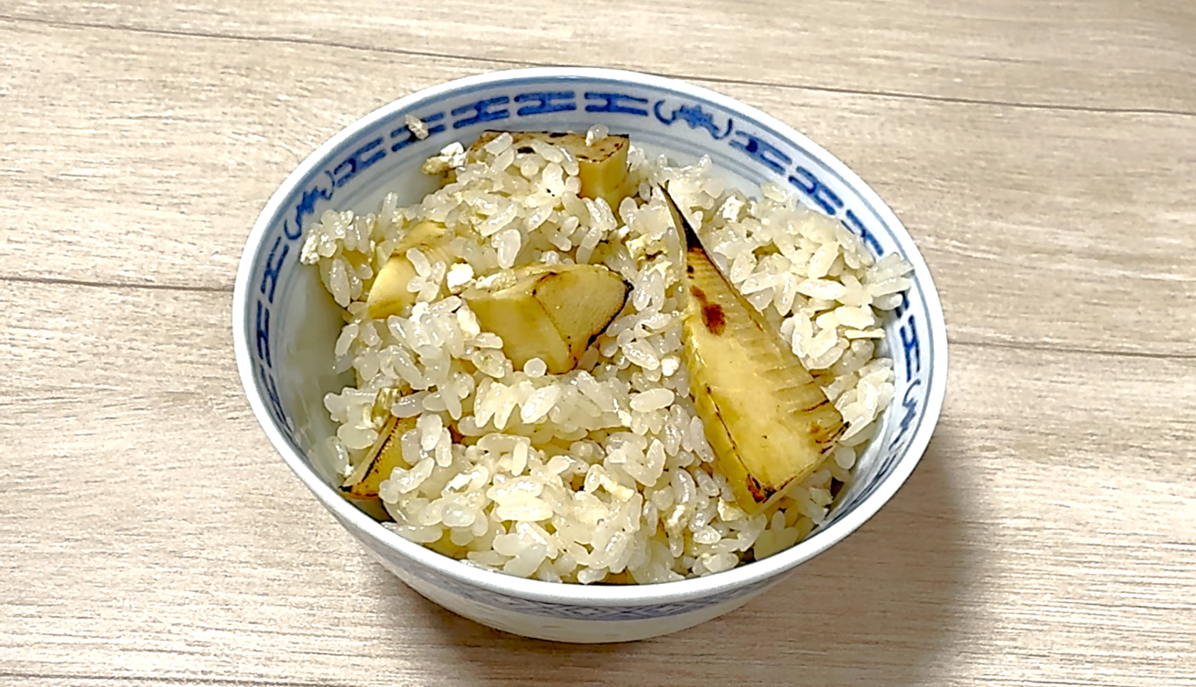 香ばしい風味♪焼きたけのこごはん②